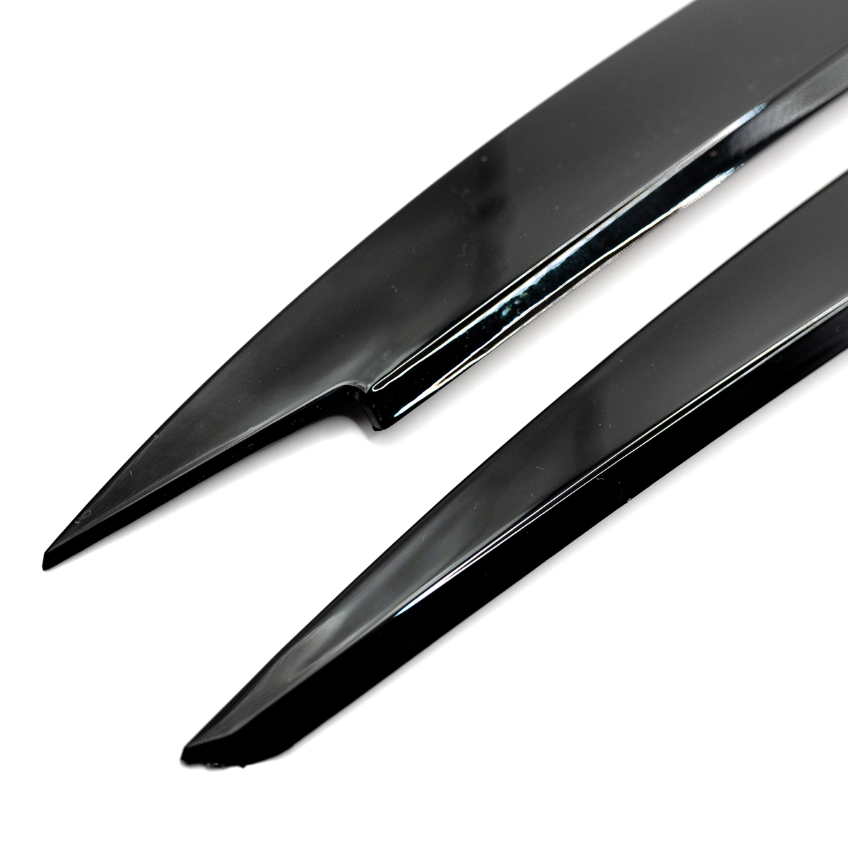 Gloss Black ABS Plastic Eyelid Cover (Pair) to suit Volkswagen Golf (MK7 - 7.5)