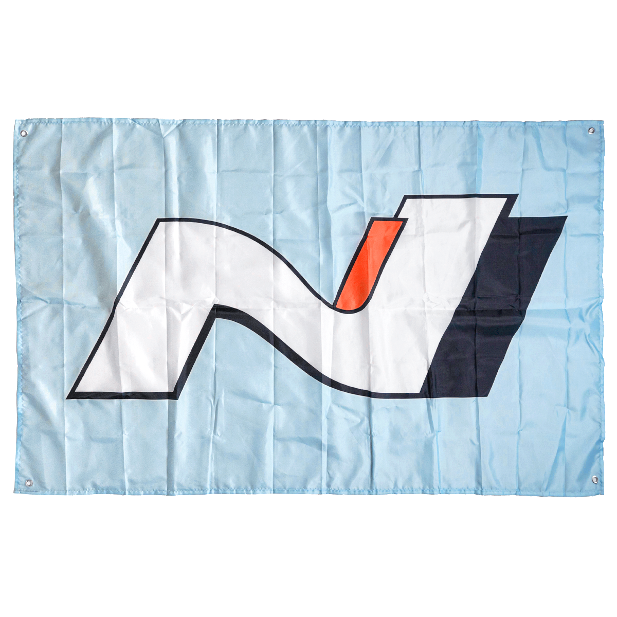 Hyundai 'N' Logo (Blue) Workshop Banner - 150cm x 90cm