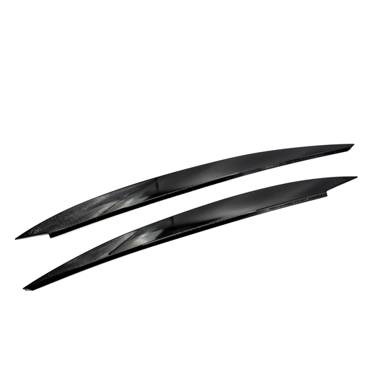 Gloss Black ABS Plastic Eyelid Cover (Pair) to suit Volkswagen Golf (MK7 - 7.5)
