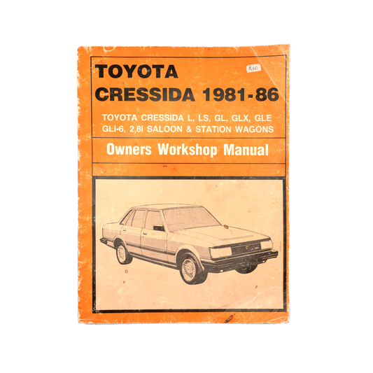 Toyota Cressida 1981-86 Owners Workshop Manual (USED)