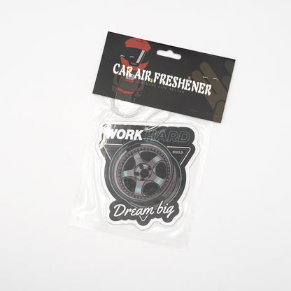 Work Hard Dream Big Air Freshener