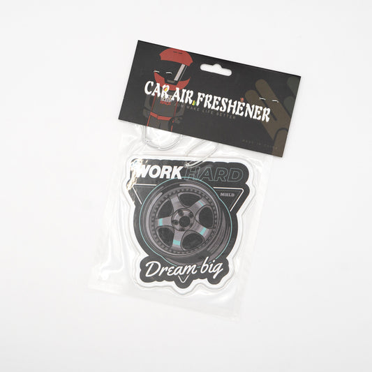 Work Hard Dream Big Air Freshener